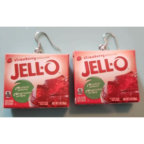 Mini Brands Jewelry Strawberry Jello Mini Brands Earrings Poshmark
